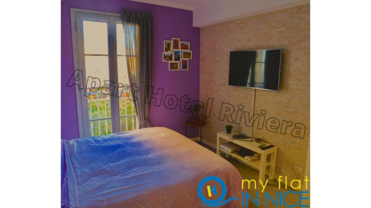 Aparthotel Riviera Nice Cote D'Azur - Old Town - Studio Ac - Sea View - 50M Promenade Des Anglais- La Maison Linda المظهر الخارجي الصورة