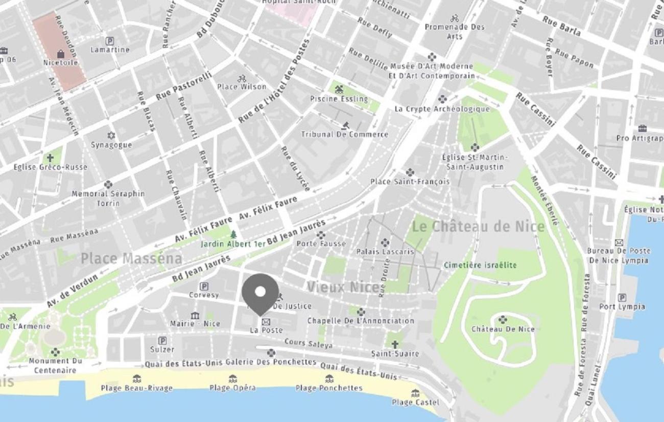 Aparthotel Riviera Nice Cote D'Azur - Old Town - Studio Ac - Sea View - 50M Promenade Des Anglais- La Maison Linda المظهر الخارجي الصورة