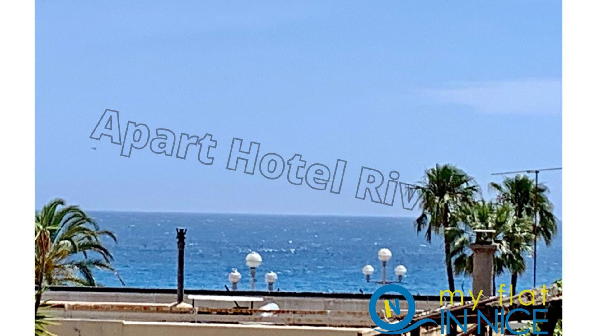 Aparthotel Riviera Nice Cote D'Azur - Old Town - Studio Ac - Sea View - 50M Promenade Des Anglais- La Maison Linda المظهر الخارجي الصورة